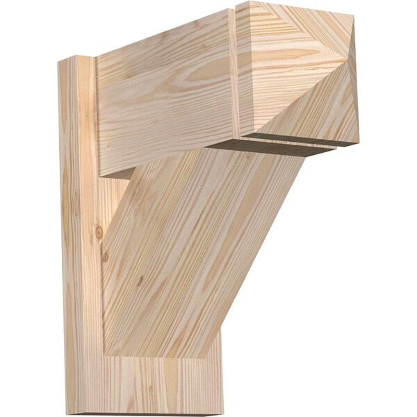 Ekena Millwork Traditional Arts & Crafts Smooth Outlooker, Douglas Fir, 7 1/2"W x 16"D x 16"H OUT08X16X16TRA03SDF - main
